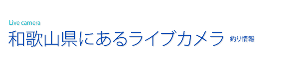 和歌山県にあるライブカメラ 釣り情報 南海マリーナ