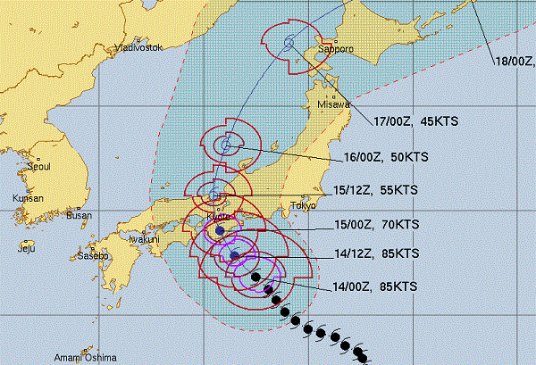 8月14日（月）台風7号対策完了しました。